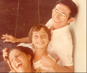 Ronaldo e sua família