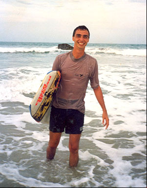 Ronaldo surfando